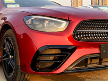 Black Fog Light Grille Bezels Air Vent Cover for Mercedes W213 S213 A238 C238 AMG Line Facelift 2021-2023 pz99