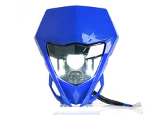 LED Headlight w/ Blue Fairing For Yamaha WR250F WR450F 2008-2025 2026 Hi-Lo Beam