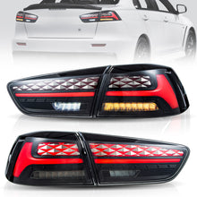 Smoked Tail Lights LED For 2008-2020 Mitsubishi Lancer W/Sequential L+R