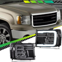 LED Headlights Assembly for GMC Sierra 1500/2500HD/3500HD 2007-2013