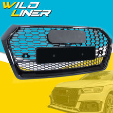 Gloss Black Honeycomb Front Bumper Grille Grill for 2018 2019 2020 Audi Q5 SQ5 fg242
