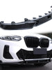 3PCS Gloss Black Front Bumper Lip Lower Spoiler for BMW X3 G01 M Sport 2022-2023