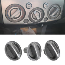 3Pcs AC Heater Fan Control Knobs Fit For Ford Ranger PJ PK Mazda BT-50 2006-2011
