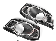 Set LH+RH Fog Light Bezel Cover Chrome For Ford Falcon FG Series 2 MKII G6 2011-2014