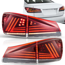 LED Red Taillights For Lexus IS250/300 2006-2013 Sequential & Start-up Set