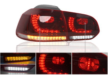 LED Taillights for VW Golf MK6 2008-2013 with Sequential Turn Signals