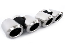 Brushed Chrome Exhaust Tips Muffler Pipe for Land Rover Defender 90 110 3.0L 2020-2024