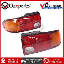 Set Pair LH+RH Tail Light Rear Lamp For Mitsubishi Lancer CC Sedan 1992~1996