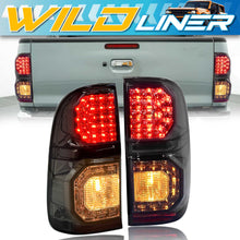 Smoked LED Tail Lights For Toyota Hilux N70 SR SR5 2005-2015