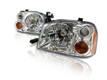 Pair Clear Headlights Front Lamps for Nissan Navara D22  Left Right L+R Set 2001-2014