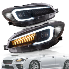 Clear LED Headlights DRL For Subaru WRX 2015-2021 WRX STI 2015-2017