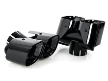 Kahn Style Black Quad Exhaust Tips Land Rover Defender 90/110/130 ( For 3.0L ONLY)