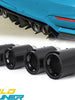 2X Carbon Steel Exhaust Tips for BMW M3 F80 M4 F82 F83 2014-2020 For BMW M3 M4 F80 F82 F83
