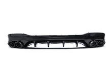 Gloss Black Rear Diffuser + Exhaust Tips for Mercedes CLA W118 C118 CLA35 CLA45 AMG 2020-2023 di115