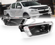 Full Set Fog Light Spot Driving Lamp KIT Chrome For Holden Colorado RG 2012-2016 Ute