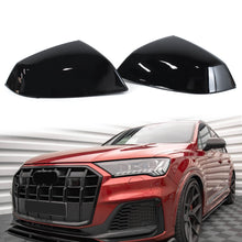 Gloss Black Mirror Cover Caps For Audi Q5 SQ5 B9 2018-2024