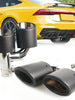 Dual Matte Carbon Exhaust Pipe Tips for Audi A4 A5 A6 A7 Modifications