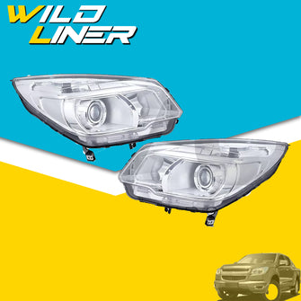 Pair LH+RH Head Light Lamp Projector LTZ For Holden Colorado 7 Ute RG 2012-2016