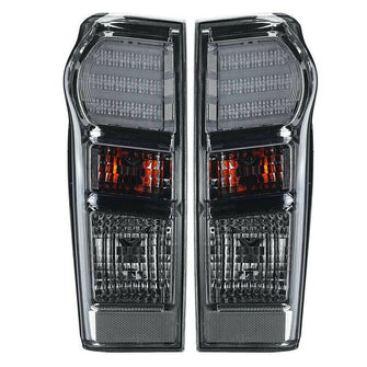 Pair Rear Tail Light Lamp Black Smoke For 2012-2019 Isuzu D-Max Dmax