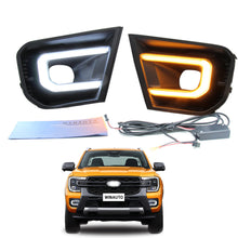 LED DRL Daytime Running Light Fog Lamp For Ford Ranger Wildtrak 2022-2023