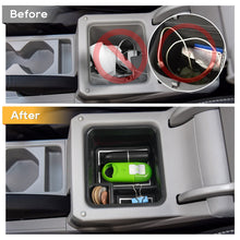 Car Center Armrest Storage Box Organizer Tray For 2020-2025 VW T-Cross