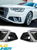 Chrome Fog Light Grill Cover for Audi A4 B9 Sline 2020 2021 2022