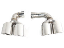 Chrome/Black Exhaust Muffler Tips for Porsch Cayenne E-Hybrid 9Y0 9Y3 2019-2024