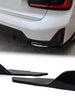 Gloss Black Rear Bumper Side Splitter for BMW 3-Series G20 M340i 2023 2024