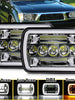 Pair 7x6'' 5x7'' LED Headlights HI/LO/DRL/TURN SIGNAL For 1983-2004 Toyota Hilux