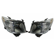 Pair Front Bumper Headlights For Toyota Hilux Ute 2011-2015 2WD 4WD