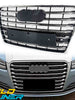 For 2015-2018 Audi A8 W12 Chrome Front Bumper Grille Mesh Grill
