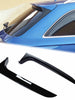 Glossy Black Rear Window Spoiler Side Wing Cover For Audi A6 C7 Avant 2012-2018 od55