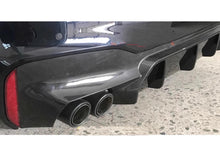 Matte Carbon M550i Dual Exhaust Tips for BMW G30 G31 5 Series M-Sport 2017+