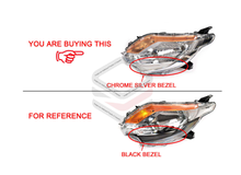 Pair LH+RH Head Light Headlights w/ Silver Lower Bezel For Mitsubishi Triton MQ GLX 2015-2018