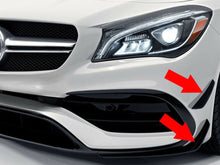 4Pcs Gloss Black Front Bumper Lip Splitters For Mercedes Benz W117 CLA AMG Sport Pack 2017-2019 pz72