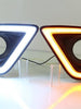 2x DRL For Toyota Hilux Revo 2015 2016 LED Daytime Running Light Fog Lamp Turn