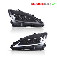 LED Headlights For 2006-2012 Lexus IS250/C IS350/C IS220d Sedan Projector DRL Lamps