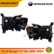 Pair LH RH Headlights Front Lamps fit for Ford Ranger PJ Ute 2006-2009