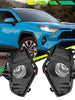 Full Set Fog Light Spot Driving Lamp KIT for Toyota RAV4 RAV-4 50 Series 18~21