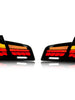 Red/Smoke OLED Sequential Tail Lights For BMW 5 Series F10 F18 2011-2016