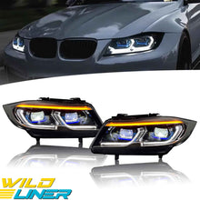 LED Sequential Headlights Assembly for BMW 3 Series 325i 328i 335i E90 05-12