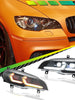 LED Headlight Assembly for BMW X5 E70 2007-2013 HID Projector DRL Replace
