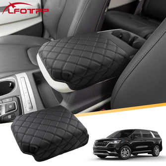 Car Center Armrest Cover Protector Cushion Mat For 2021-2025 Kia Carnival