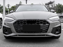 Black Fog Light Cover Grill Kits for 2020-2023 Audi A5 S-line S5 Sport fg253