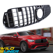 GT-R Chrome Front Upper Grill For Mercedes GLC X253 C253 2020-2022 LCI