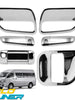 6pcs Door Handle Bowl Inner Cover Kits Chrome For Toyota Hiace Commuter Van 2005-2017
