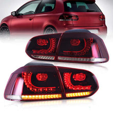 Red/Smoke Tail Lights For VW GOLF MK6 GTI R 2010-2013 Rear Lamps W/Sequential