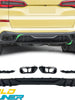 Gloss Black Rear Diffuser w/ Exhaust for BMW X5 G05 M Sport 2024+