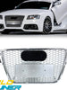 RS5 Style Chrome Honeycomb Front Grille For Audi A5 S5 B8 2008–2012