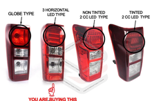 Pair LH+RH Tail Light Lamp 3HB No Globe LED For Isuzu D-Max 2012-2014